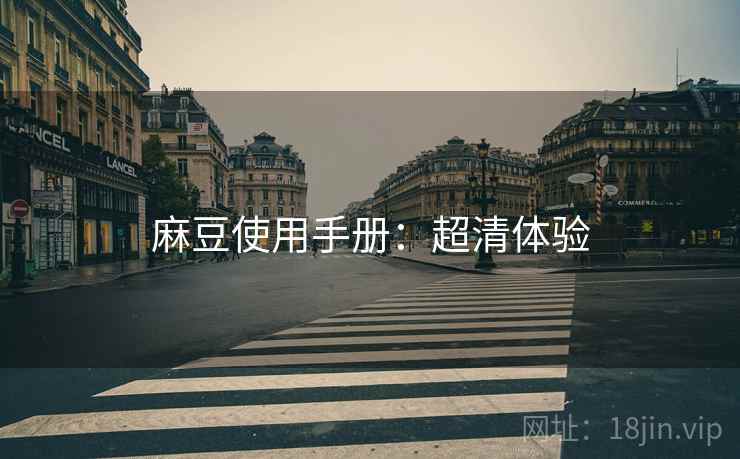 麻豆使用手册：超清体验