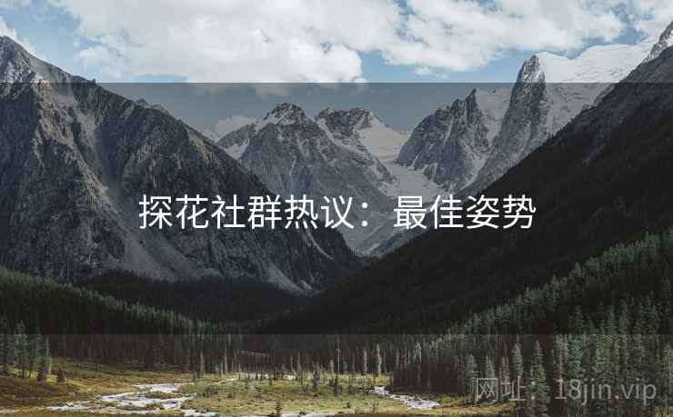 探花社群热议：最佳姿势